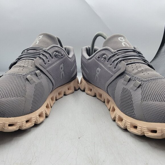 ON Cloud 5 Zinc Shell Womens 10.5 Gray Athletic Shoes Lightweight Breathable - Picture 2 of 12